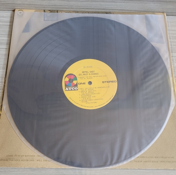 Delaney & Bonnie and Friends - Motel Shot Vintage Record Album LP Rock & Roll - Picture 6 of 11